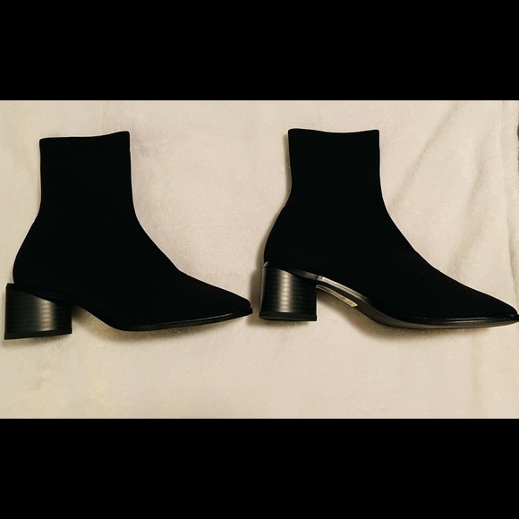 New ASOS knitted heeled sock boots US7 - Picture 3 of 6